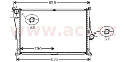 chladič 3.2i 24V M3 (±AC) [580*402*43]