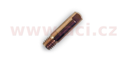 kontaktní trubička 0.6 mm pro MIG hořák 150A, pro ocel (sada 10 ks)