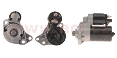 startér 12 V/1.1 kW (9 zubů) (krátká hřídel) repasovaný díl (+vratná část 300 Kč/15 €)