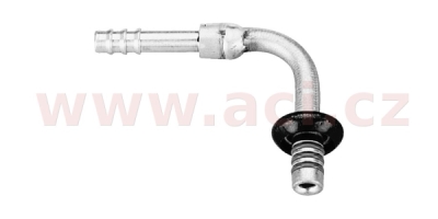 fitinka namačkávací pro pružinovou spojku samec 90° pro hadici G10 (13 mm)
