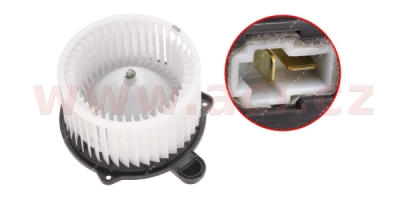 vnitřní ventilátor topení a klimatizace