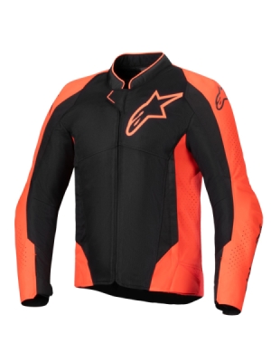 bunda VIPER AIR V4, ALPINESTARS (červená fluo/černá, vel. L)