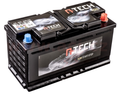 95Ah AGM baterie START-STOP, 850A, pravá A-TECH AGM 353x175x190