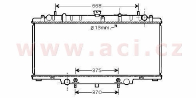chladič 2.8TDiC (+AUT±AC), 3.0TDiD (+AUT±AC) [450*903*35]