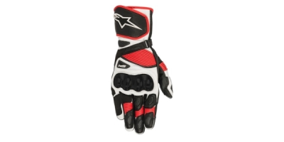 rukavice SP-1 V2, ALPINESTARS (černá/bílá/červená, vel. S)