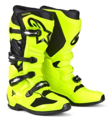 boty TECH 7, ALPINESTARS (žlutá fluo/černá, vel. 42)