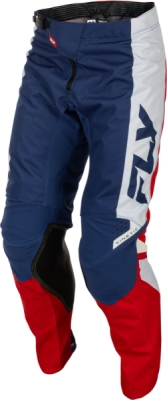 kalhoty KINETIC, FLY RACING - USA 2026 (červená/bílá/modrá, vel. 38)