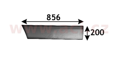 boční lišta předních dveří ORIGINÁL, L