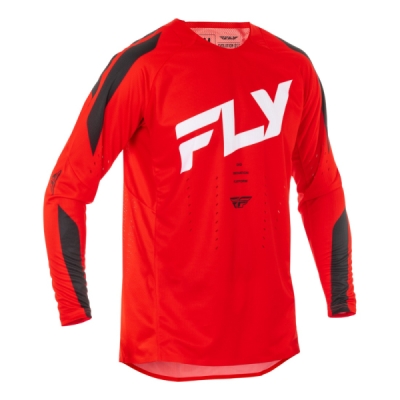 dres EVOLUTION, FLY RACING - USA 2025 (červená/bílá/černá, vel. 2XL)
