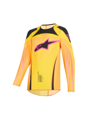 dres TECHSTAR NOMUR YOUTH, ALPINESTARS, dětské (oranžová/žlutá/růžová, vel. L)