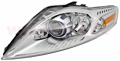 přední světlo H7+H1+H1 s čočkou (el. ovládané + motorek s naklápěním do stran) VISTEON L