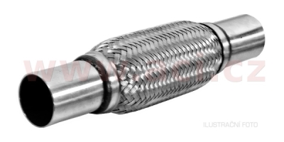 pružný člen výfuku STANDARD, vnitř. průměr 54 mm / délka pr. členu 160 mm / celk. délka 280 mm