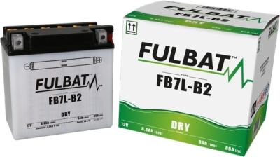 baterie 12V, YB7L-B2, 8Ah, 85A, konvenční 135x75x133 FULBAT (vč. balení elektrolytu)