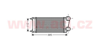 intercooler 1.6HDi FAP 66kW (±AC) [300*150*85]