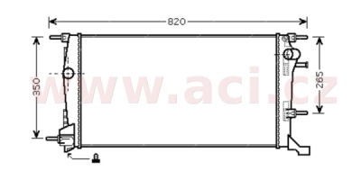 chladič 2.0DCi (±AC) [628*382*27]