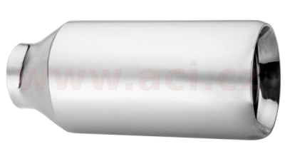 koncovka výfuku nerezová kulatá, vnitřní průměr 58 mm, průměr koncovky 101 mm, délka 230 mm FENNO