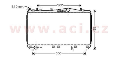 chladič 1.6i 16V (±AC), 1.8i 16V (±AC), 2.0i 16V (±AC) [702*370*18]