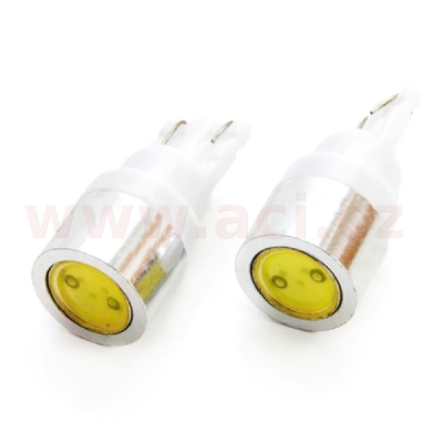 LED 12V 0,48W 1x SMD bílá 5600k (patice w2,1x9,5d/ T10) blistr 2 ks bez homologace