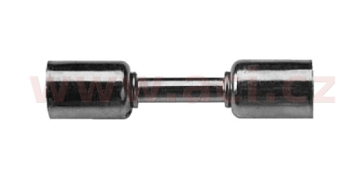 spojka ocelová namačkávací s krytkou 180° 5/8" pro hadice G12 (16 mm)