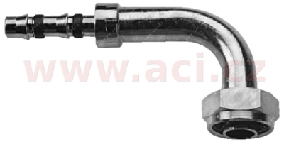 fitinka FRIGOCLIC rotalock samice 90° pro hadice G10 1/2"(12,7 mm) závit UNS 2B 1"(25,4 mm)