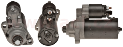 startér 12 V/2.0 kW (10 zubů) repasovaný díl (+vratná část 1 100 Kč/45 €)