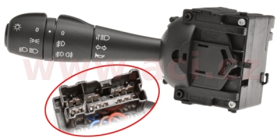 přepínací páčka (světlomety, blikače, př. a zd. mlhovka, klakson) VALEO  L