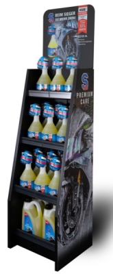 S100 stojan: Moto care display (plast)
