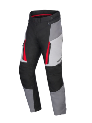 kalhoty STELLA ST-1 WATERPROOF HONDA kolekce, ALPINESTARS, dámské (šedá/tmavě šedá/černá/červená, vel. M)