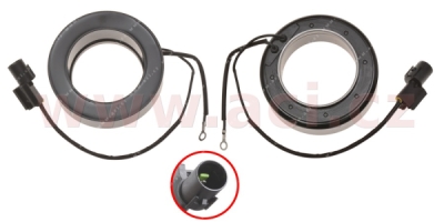 cívka kompresoru HALLA FS10 / HCC HS15 / HCC HS18 (A=101; B=66; C=64; D=35,5) (Hyundai, Kia)
