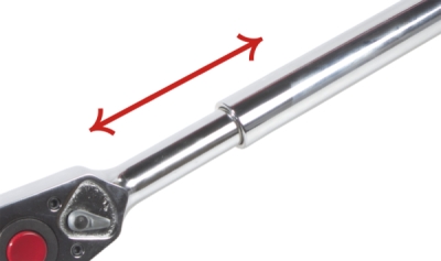 ráčna 36-ti zubá teleskopická (340 - 500 mm), BIKESERVICE