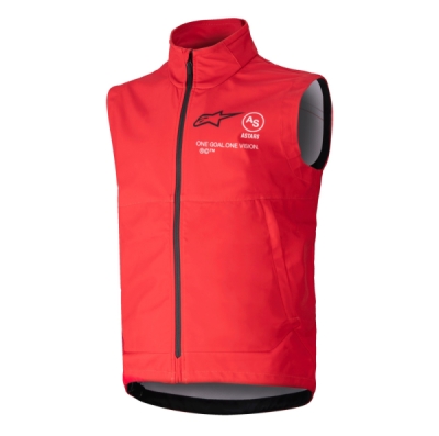 vesta TECHSTAR SOFTSHELL, ALPINESTARS, dětská (červená, vel. M)