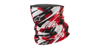 nákrčník BLURRED NECK TUBE, ALPINESTARS (černá/bílá/červená)