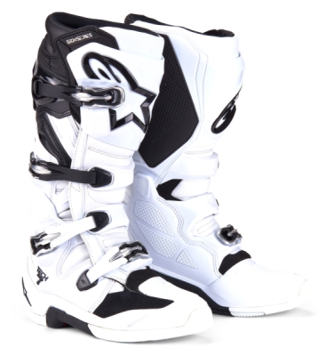boty TECH 7, ALPINESTARS (bílá/černá, vel. 43)