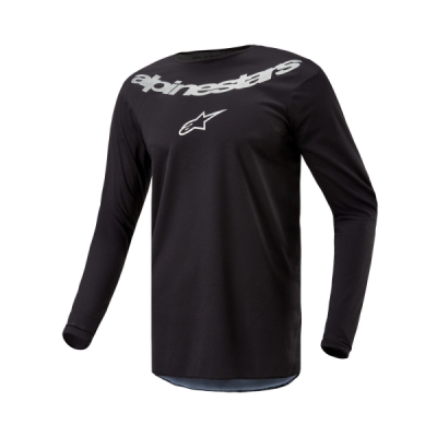 dres FLUID GRAPHITE, ALPINESTARS (černá/střibrná, vel. XL)