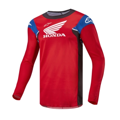 dres RACER ICONIC HONDA kolekce, ALPINESTARS (červená/černá/modrá/bílá, vel. XL)