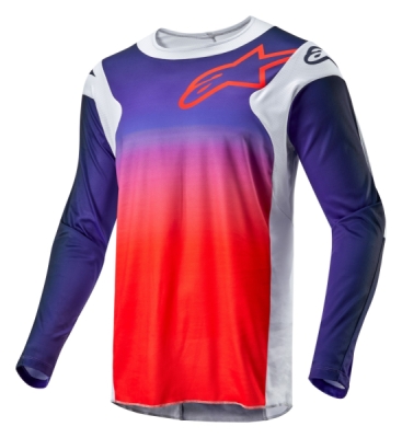 dres RACER HOEN, ALPINESTARS (šedá/modrá/oranžová, vel. 2XL)