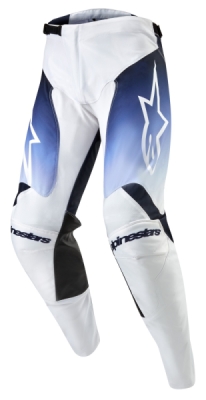 kalhoty RACER HOEN, ALPINESTARS (bílá/modrá, vel. 40)