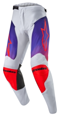 kalhoty RACER HOEN, ALPINESTARS (šedá/modrá/oranžová, vel. 32)
