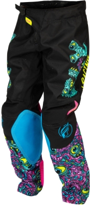kalhoty KINETIC MUTANT, FLY RACING - USA dětské 2026 (černá/ multi color, vel. 20)