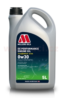 MILLERS OILS motorový olej plně syntetický s nanočásticemi EE Performance 0w30 5l
