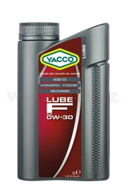 YACCO motorový olej plně syntetický LUBE F 0W30 1l