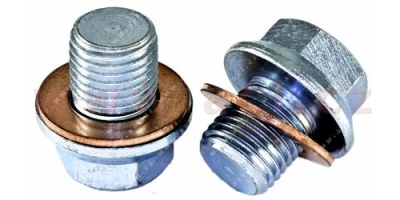 výpustný šroub olejové vany M14x1.5 L=14 mm, celk. délka = 26 mm
