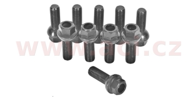 šroub kola, závit M14x1.5, kulové sedlo, délka závitu 32 mm, celková délka 58 mm, velikost klíče 19 (sada 10 ks)