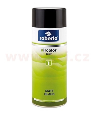 Aircolor sprej barva (černá matná) ROBERLO 400 ml