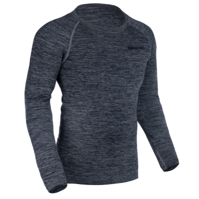 termoprádlo s dlouhým rukávem ADVANCED BASE LAYER, OXFORD ADVANCED (šedé/černé, vel. S/M)