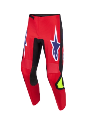 kalhoty FLUID GRID, ALPINESTARS (červená/černá/fialová/žlutá fluo, vel. 36)