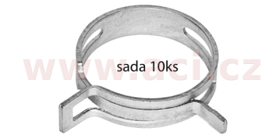 pérová spona typ W1, 8-9,5 mm (sada 10 ks)
