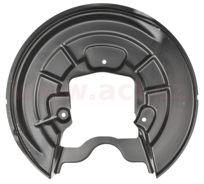 prachový štít zadního brzdového kotouče o průměru 282mm (vnitřní/vnější průměr 120/355mm)  L