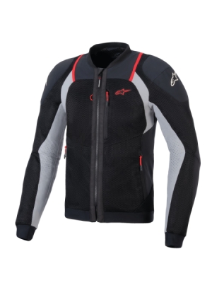 bunda TROOP-AIR PRO, ALPINESTARS (černá/světle šedá/červená, vel. L)