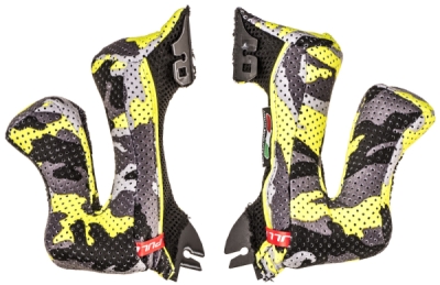 lícníce interiéru pro přilby AVIATOR 2.3, AIROH (camo/šedá, vel. XL)